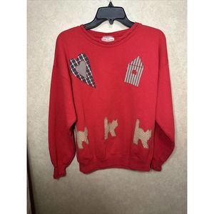 Vintage Hanes Patch Crewneck Sz L Euc - image 1